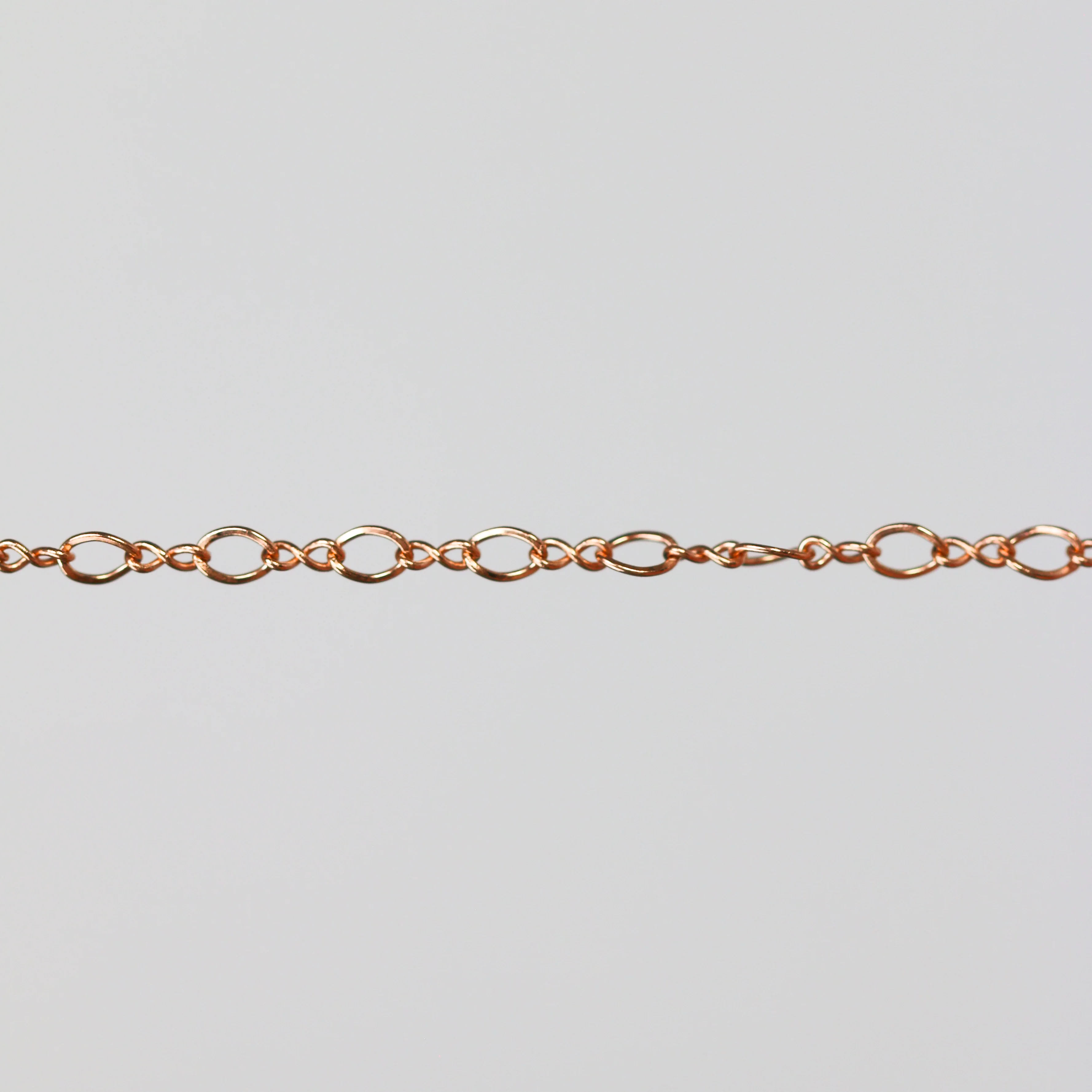 Grace Permanent Jewelry Chain, Figure 8 Design, Figure 8 Links, Available in Gold Options and Silver - Image 5