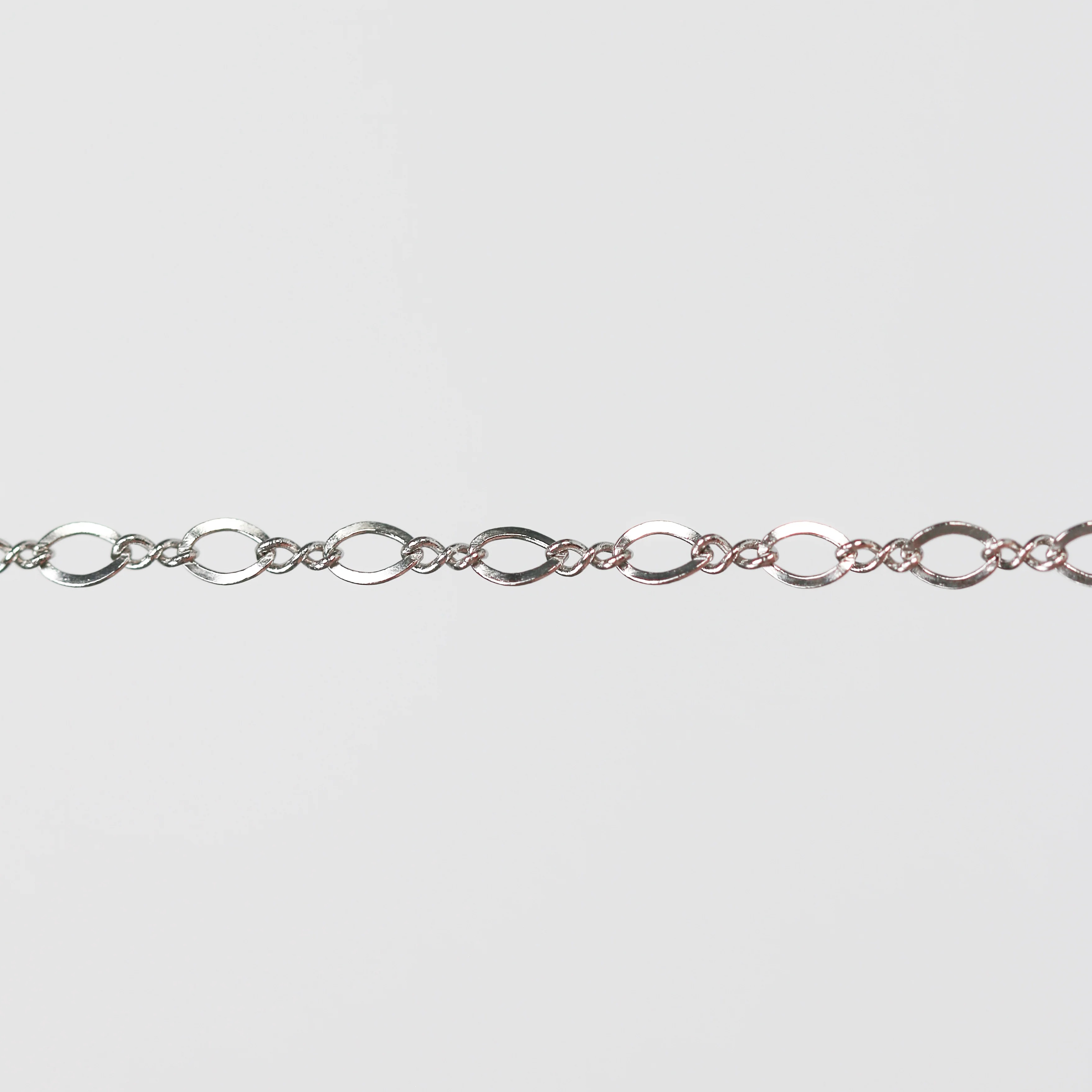 Grace Permanent Jewelry Chain, Figure 8 Design, Figure 8 Links, Available in Gold Options and Silver - Image 6