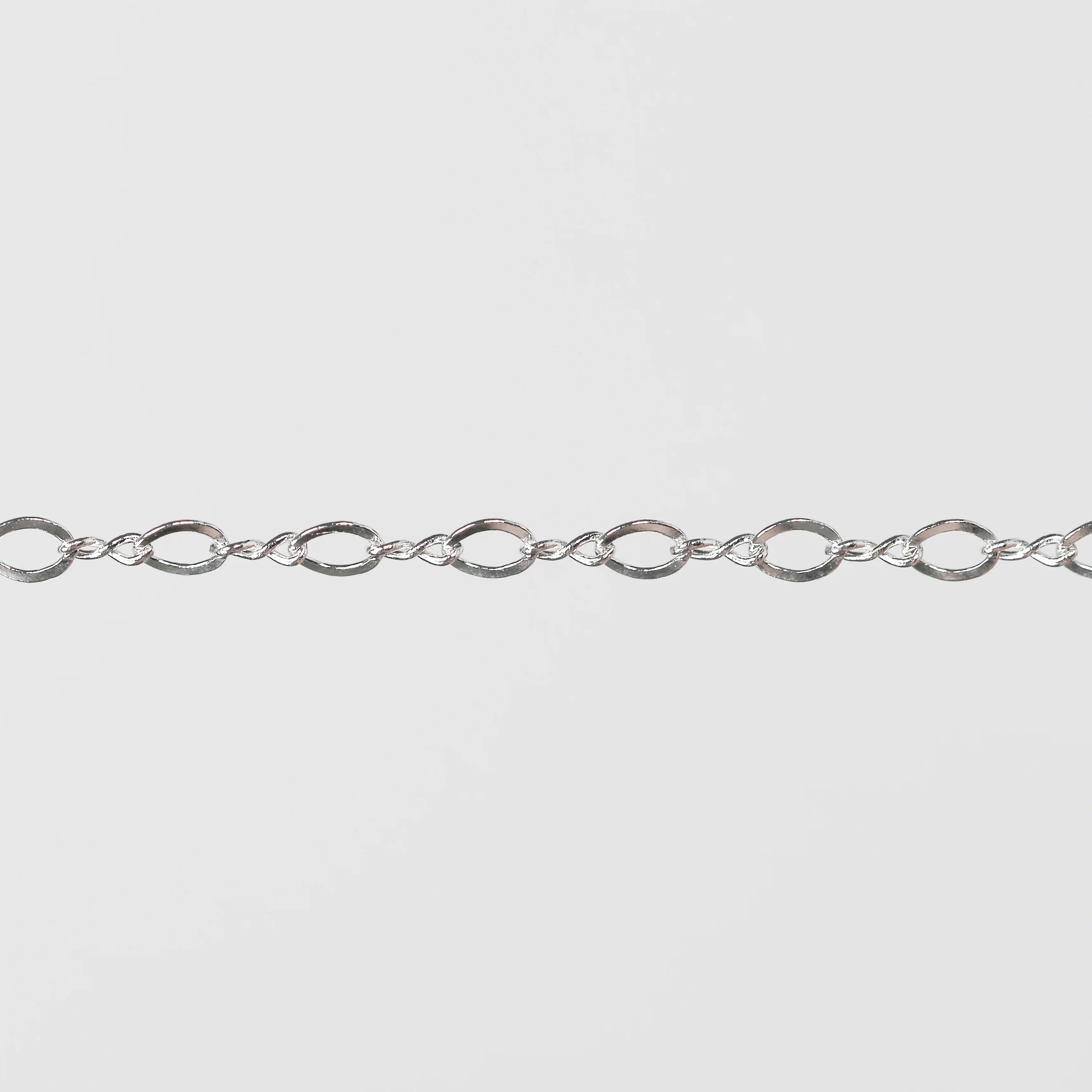 Grace Permanent Jewelry Chain, Figure 8 Design, Figure 8 Links, Available in Gold Options and Silver - Image 7