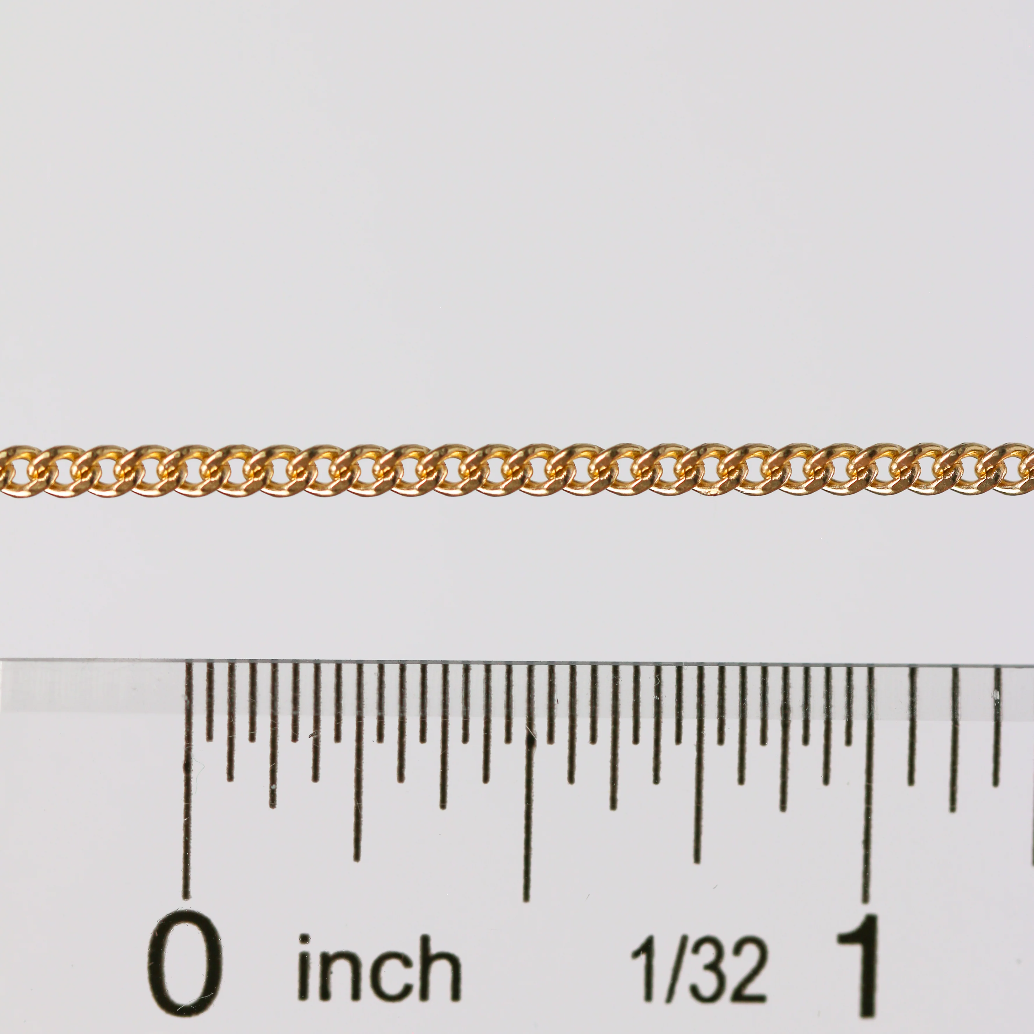 Maria Permanent Jewelry Chain, Curb Chain Design, Flat Lay Links, Available in Gold Options and Silver - Image 5