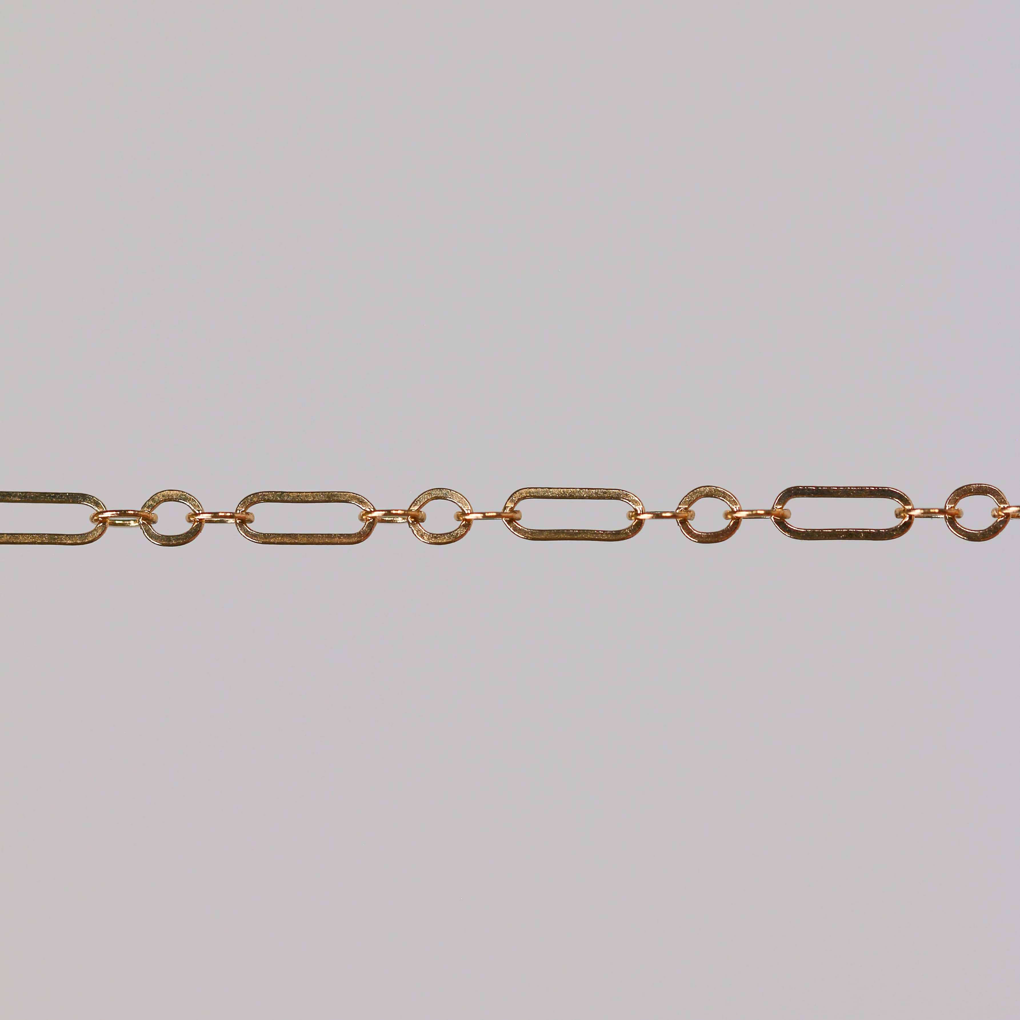 Marlee Permanent Jewelry Chain, Cable Paperclip Design, Long and Short Links, Available in Gold Options and Silver - Image 4