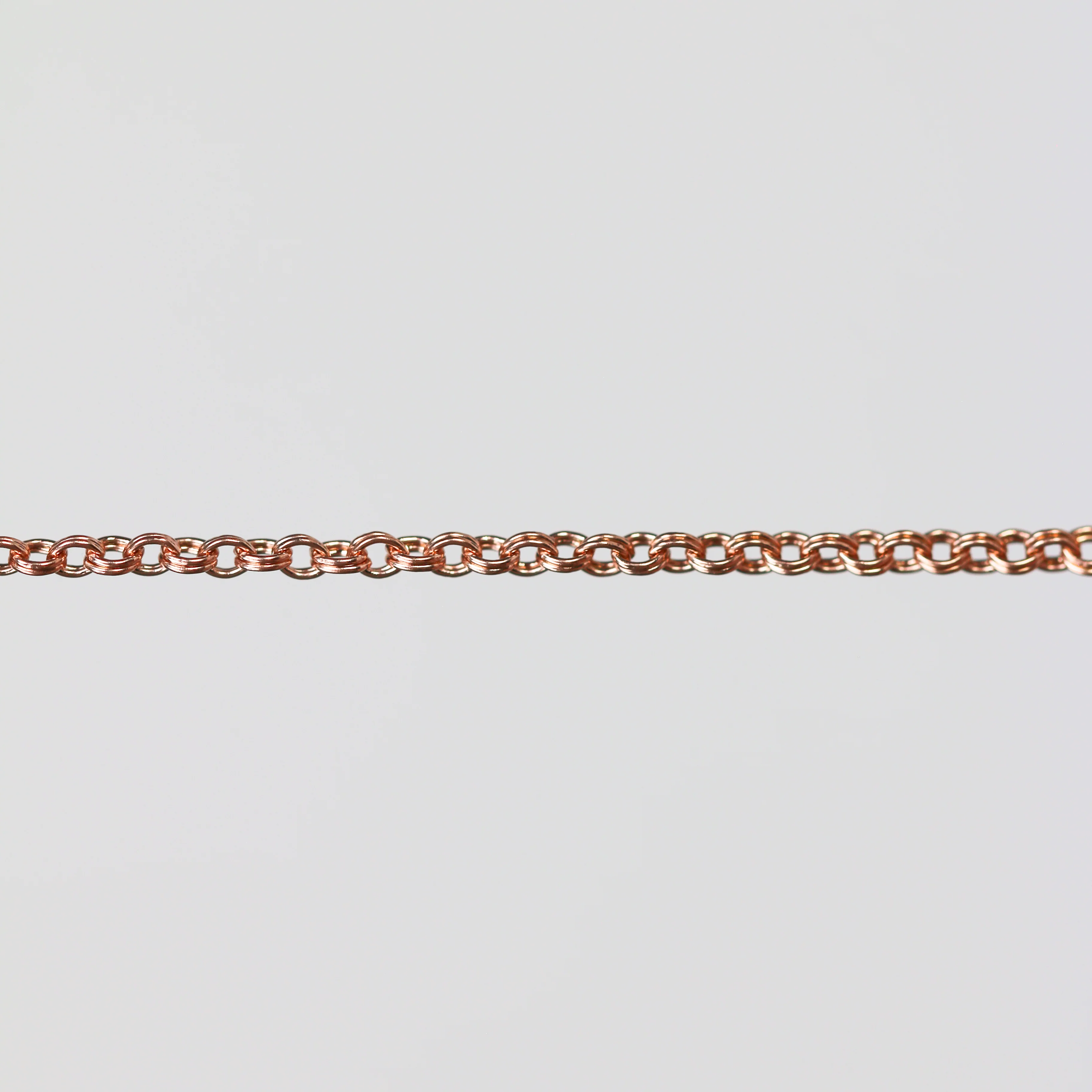 Olivia Permanent Jewelry Chain, Double Cable Design, Double Links, Available in Gold Filled and Silver - Image 3