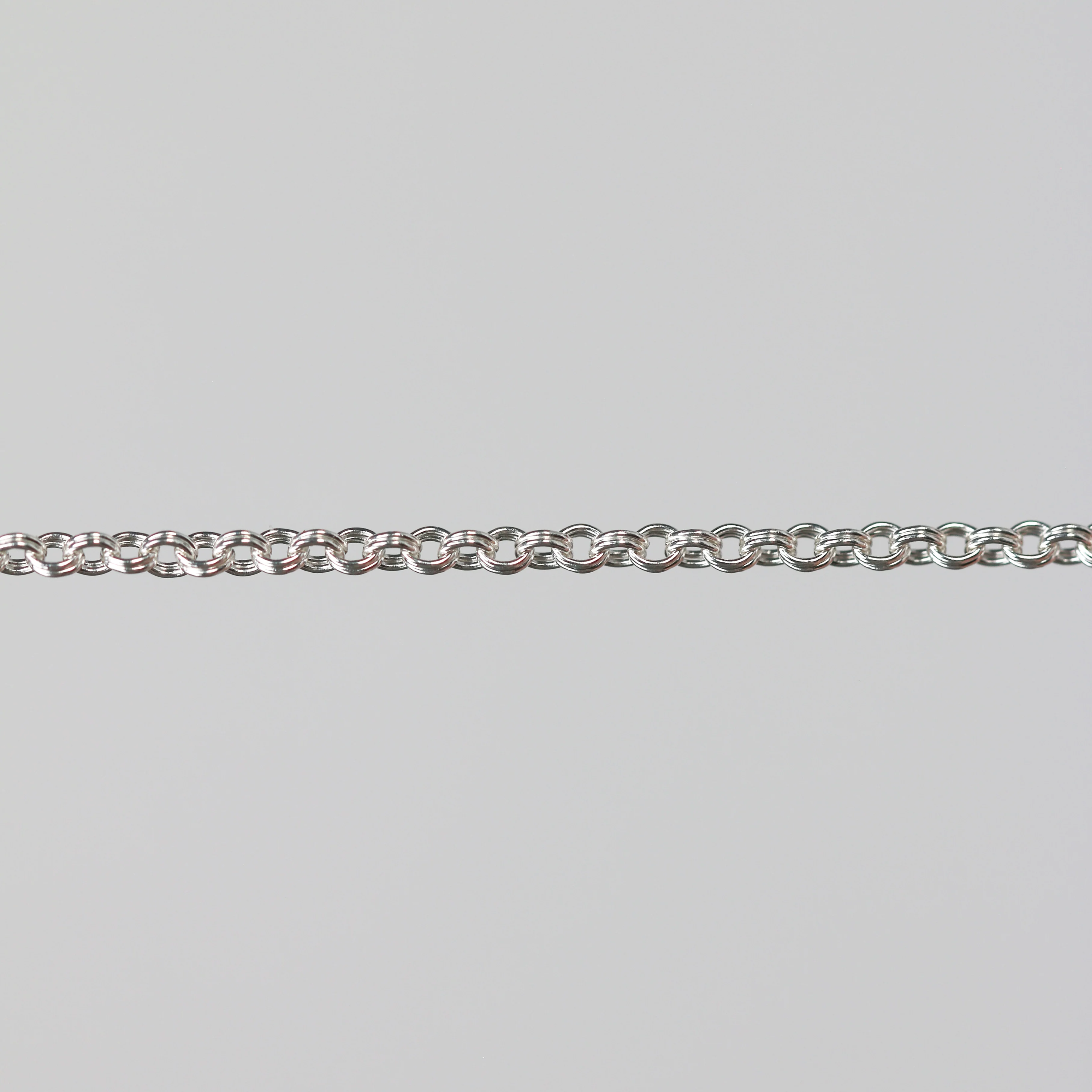 Olivia Permanent Jewelry Chain, Double Cable Design, Double Links, Available in Gold Filled and Silver - Image 4